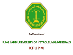 An Overview of Research at KFUPM 2008