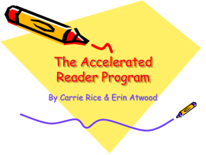 The Accelerated Reader Program