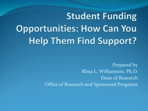 Research & Funding Opportunities
