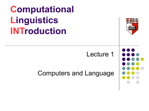 Computers and Language