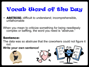 Vocab Word of the Day