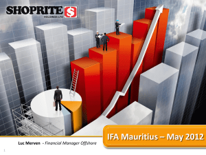 Strategy - IFA Mauritius