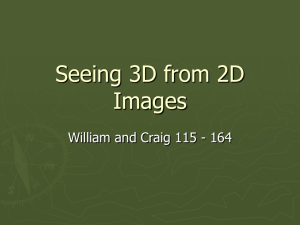 Seeing 3D from 2D Images