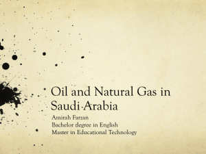 Oil and Natural Gas in KSA