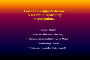 brazier - Clostridium difficile disease: A Review of Laboratory