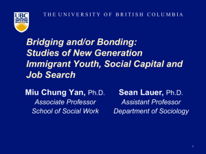 Bridging and/or Bonding: Studies of New Generation