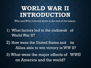 World War II Introduction