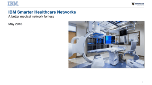 IBM Smarter Healthcare Networks