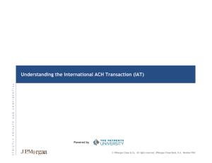 Understanding the International ACH Transaction (IAT)
