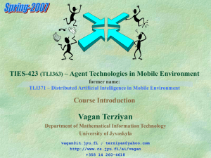 Agent Technologies in Mobile Environment
