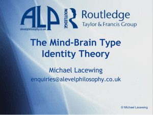 The Mind-Body Identity Theory