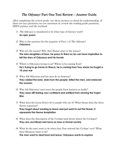 Part I Test Study Guide Answers