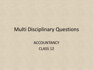 Multi Disciplinary Questions