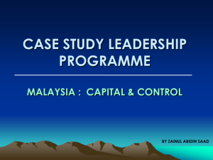 case study leadership programme malaysia : capital & control