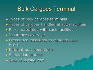 Bulk Cargo Terminals V1 - General Insurance Association Of