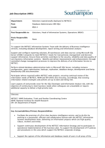 Job Description (HR5) - Recruitment at the University of Southampton