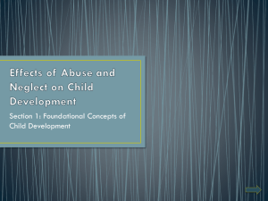 Effects of Abuse and Neglect on Child Development