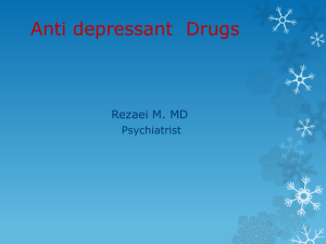 Anti depressant Drugs