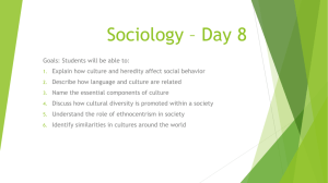 Sociology * Day 6