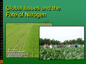 Why Nitrogen Management is important