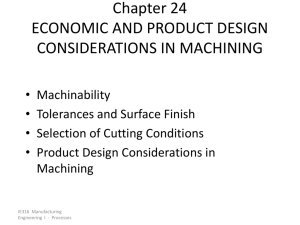 Chapter 24 ECONOMIC AND PRODUCT DESIGN