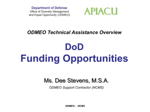 (Dee Stevens) – Technical Assistance Overview (abbrev.)