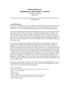 Facing Ourselves: Reading Race and Gender