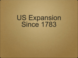 US Expansion Since 1783