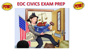 eoc civics exam prep required