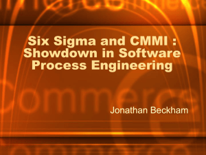 Six Sigma and CMM : Showdown in Software Process Engineering