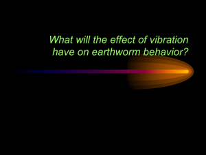 cb vibrations on Earthworms