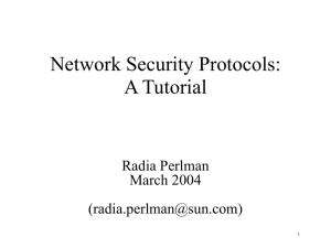 Network Security Protocols: A Tutorial