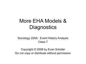 Class 7: EHA Models 5