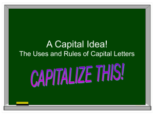 A Capital Idea!