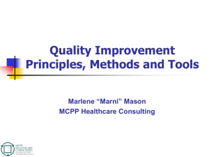 The Fundamentals of Quality Improvement