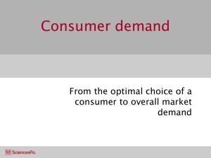 Consumer demand
