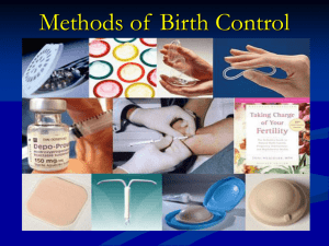 Conception and Contraception
