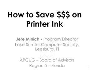 Printer stuff