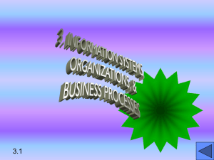 3. INFORMATION SYSTEMS, ORGANIZATIONS, & MANAGEMENT