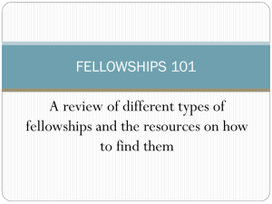 Fellowships 101