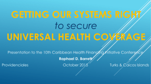 Getting Our Systems Right to Secure Universal Health CoveragE