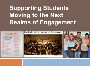 Moving Students to Next Realms of