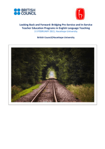 Looking Back and Forward: Bridging Pre-Service