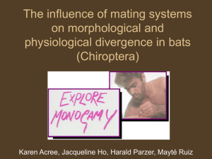 the influence of mating systems to morphological and physiological