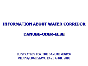 information about water corridor danube-oder-elbe