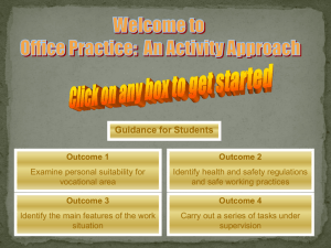 Office Practice - An Activity Approach