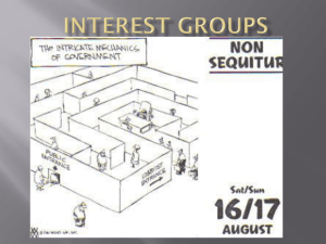 Interest Groups - about Mr. Long