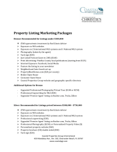 Property Marketing Packages - Coastal Properties Group International