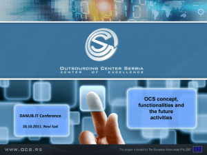 Why OCS company - Outsourcing Center Serbia