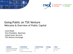 Glenn Jessome is a speaker at Going Public on the TSX Venture